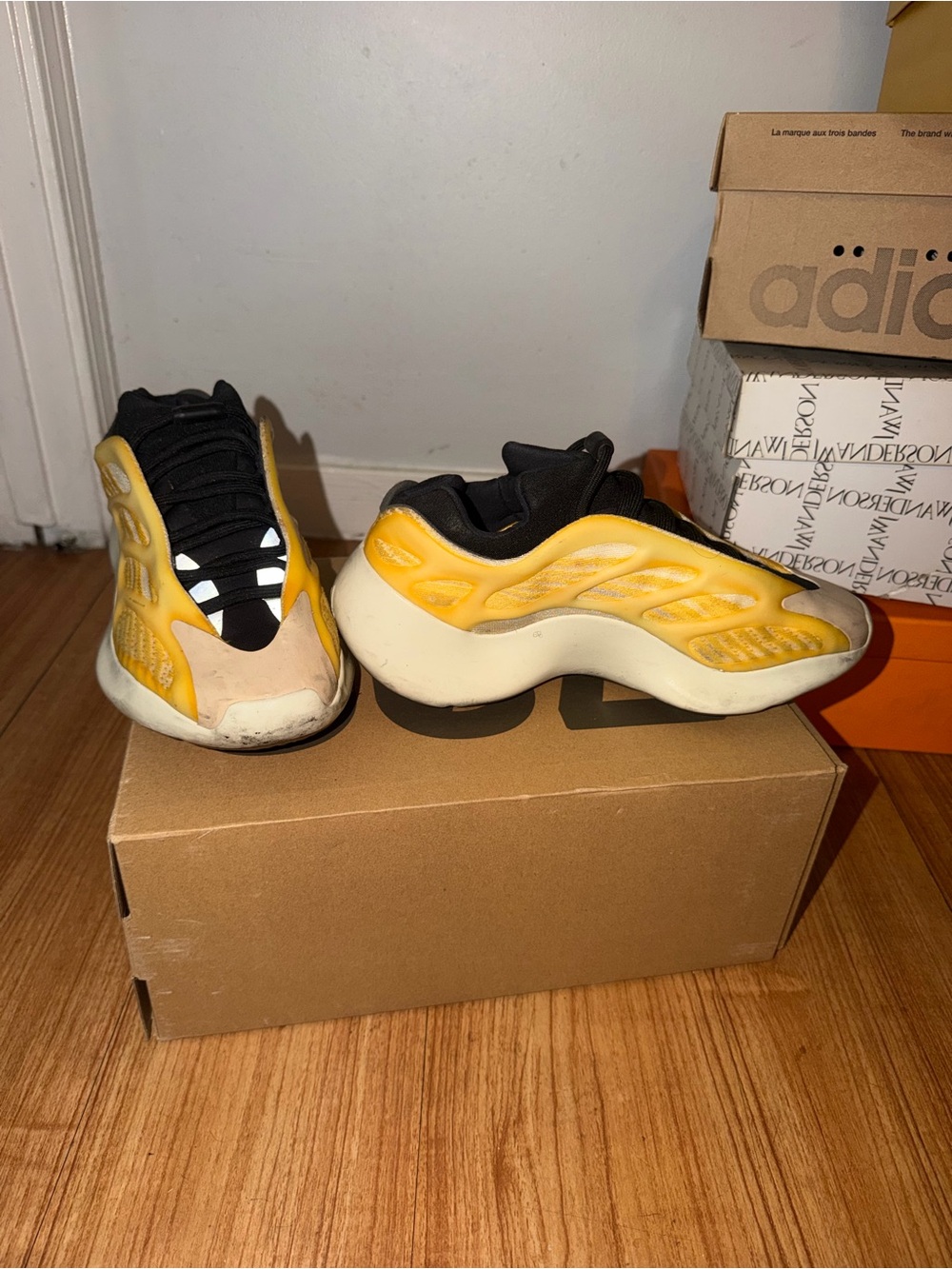 Yeezy Sneakers in Yellow and Black